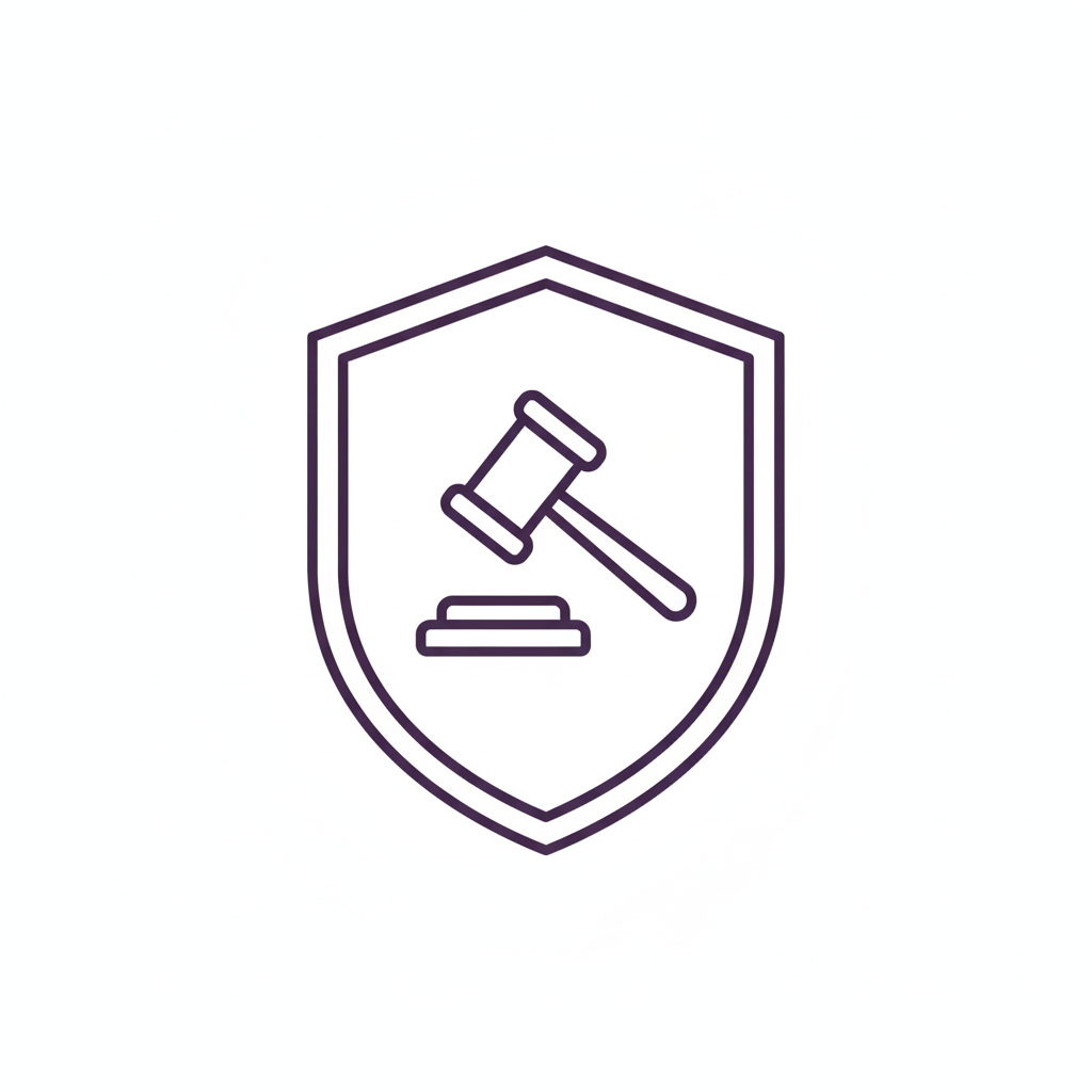 Icon representing professional advocacy and legal representation for trustees and guardians.