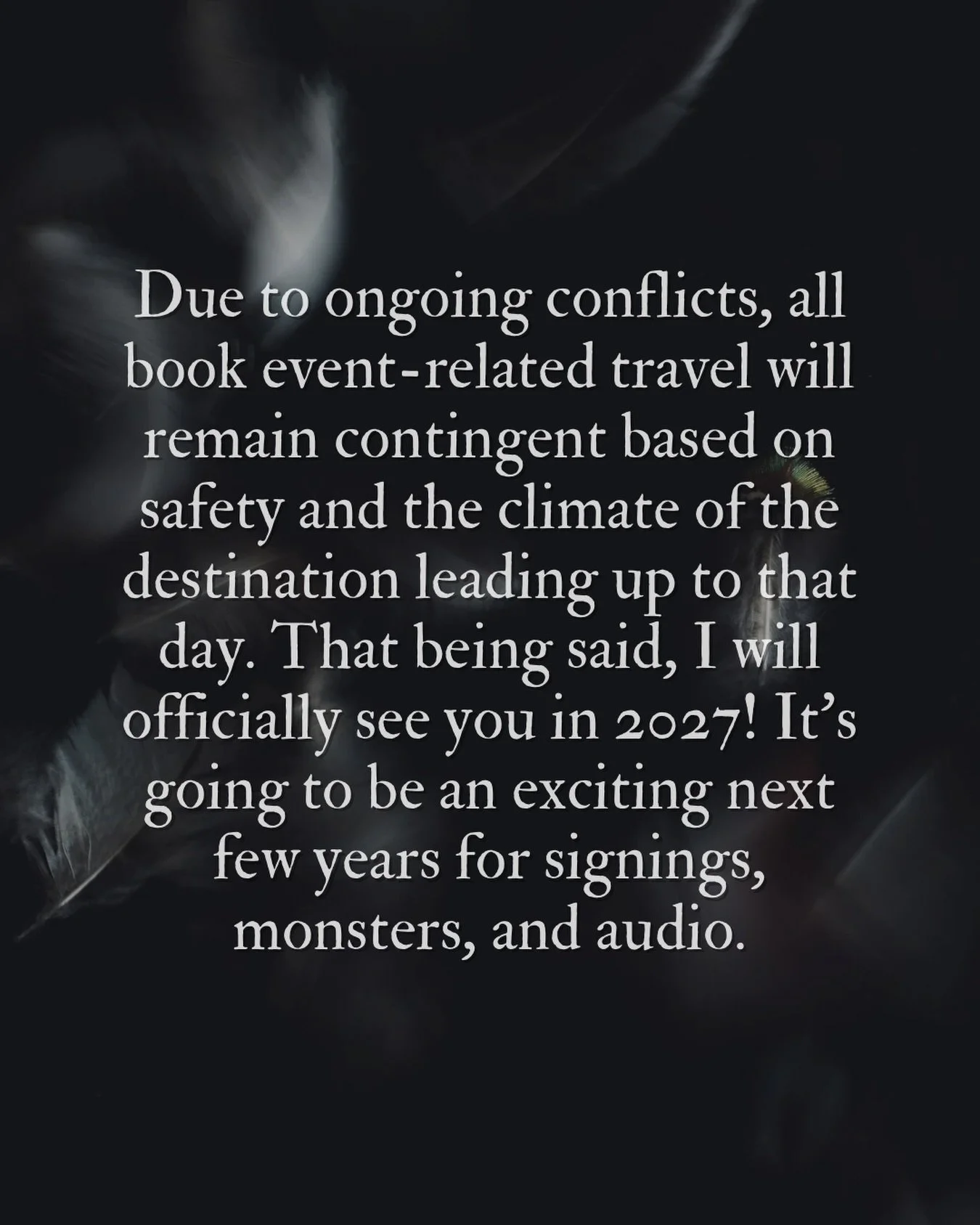 I&rsquo;m (begrudgingly) excited to meet you. Event schedule soon 🥀

#gothicromance #darkromance #gothic #romanticsuspense #vampireromance enemiestolovers booklover romance preorder victoriangoth gothichorror