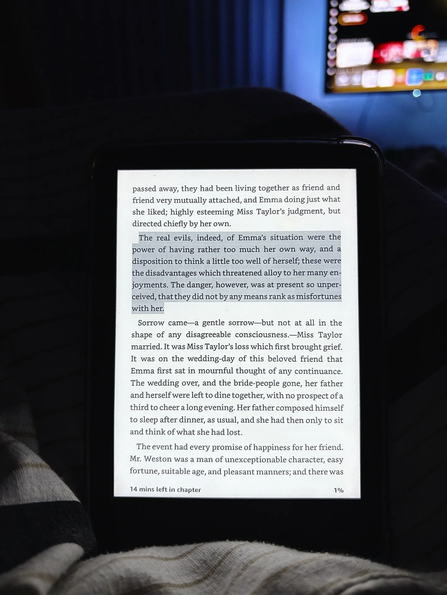 If there&rsquo;s one French literary classic I recommend to everyone, it&rsquo;s THE THREE MUSKETEERS. If there&rsquo;s a British one, I&rsquo;m torn between A CHRISTMAS CAROL, and this book&mdash;Jane Austen&rsquo;s EMMA. 

It really is a masterpiec