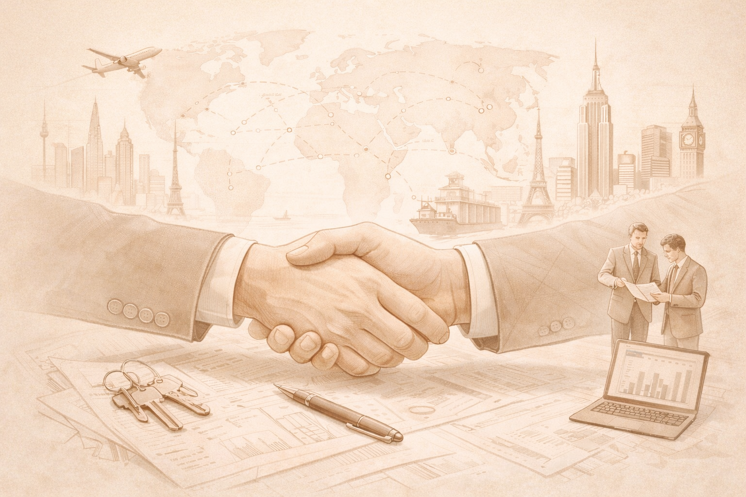 International Strategies and Cultural Bridges. Strategic support for international partnerships, agreements, and market expansion.