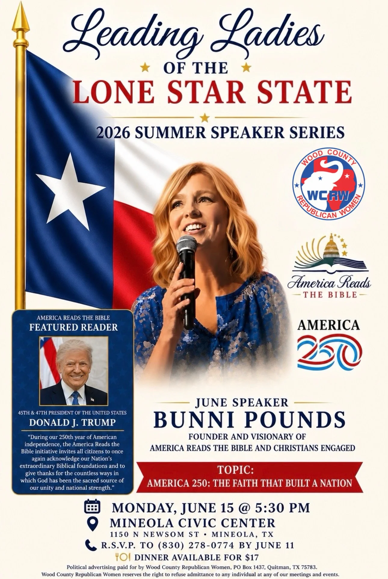 Leading Ladies of the Lone Star State:  Bunni Pounds