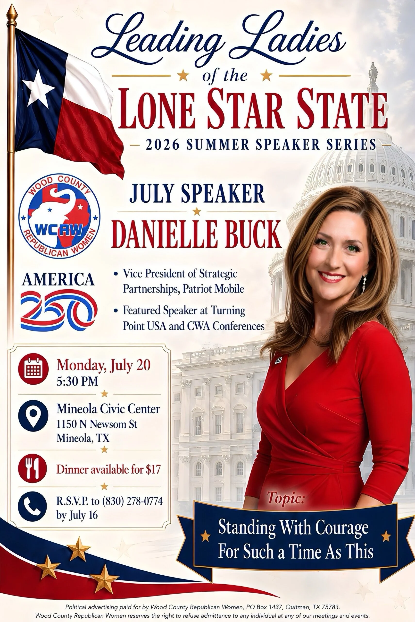 Leading Ladies of the Lone Star State:  Danielle Buck