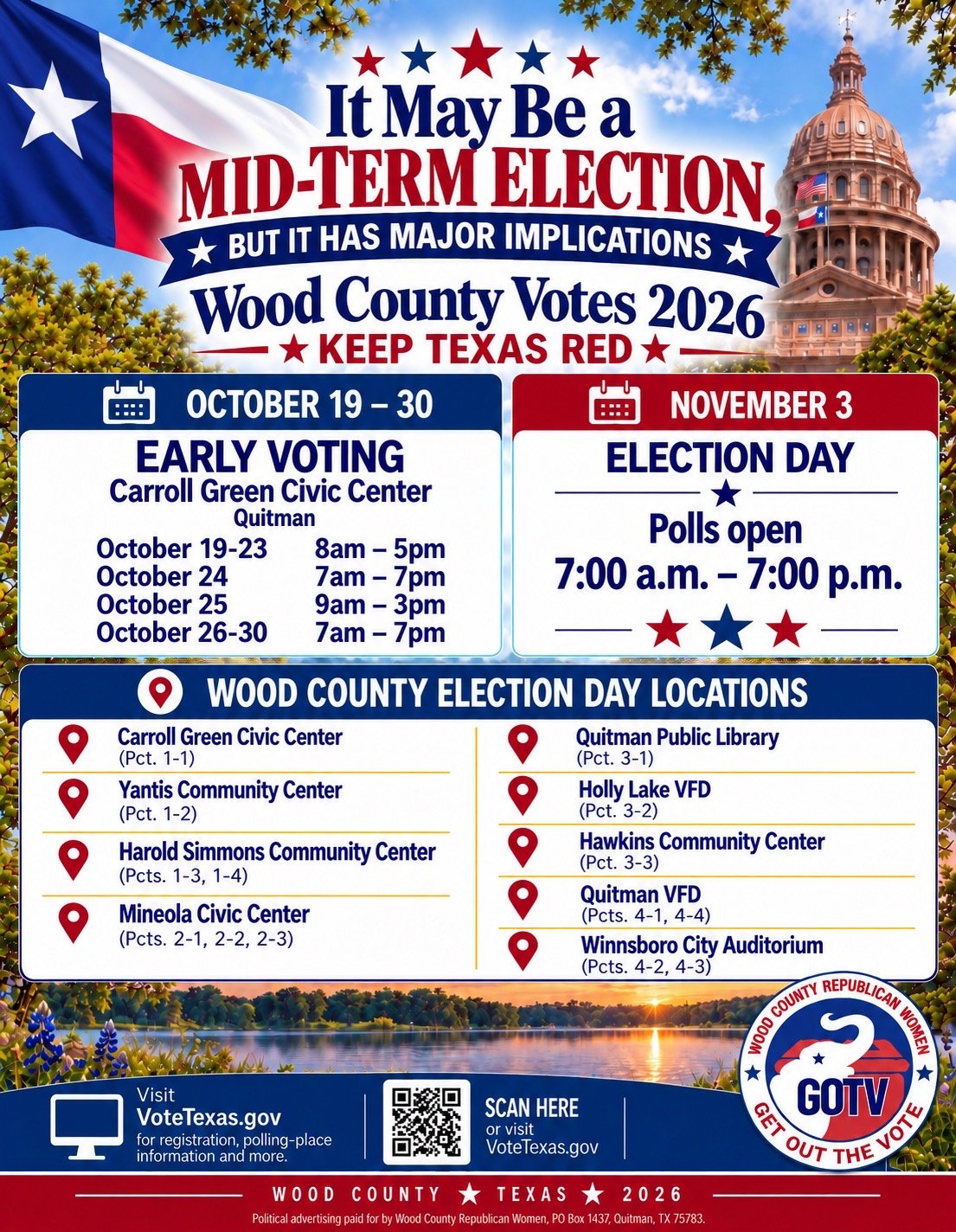 November 2026 Election Information