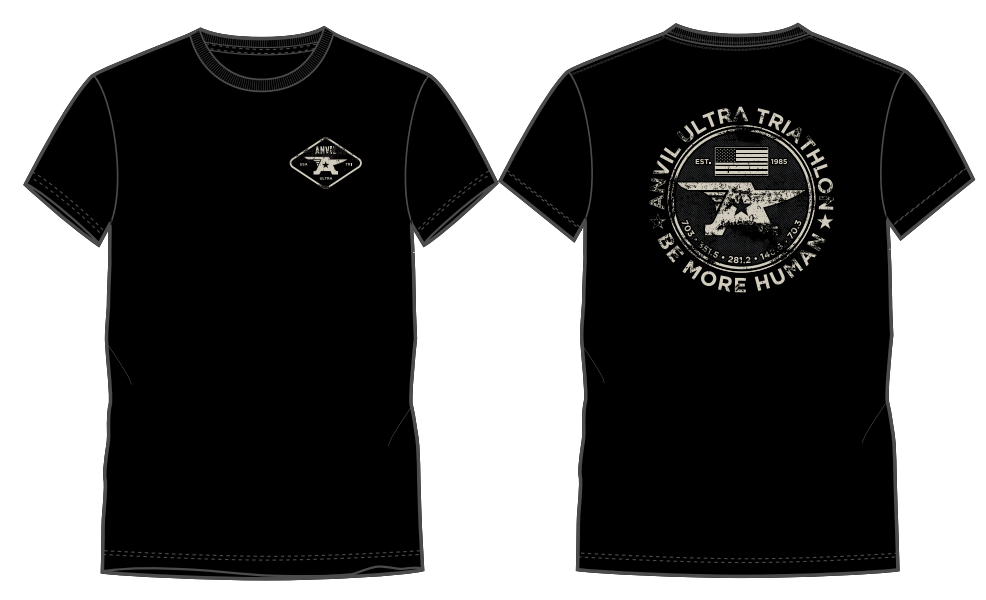 Black ANVIL Unisex T-Shirt