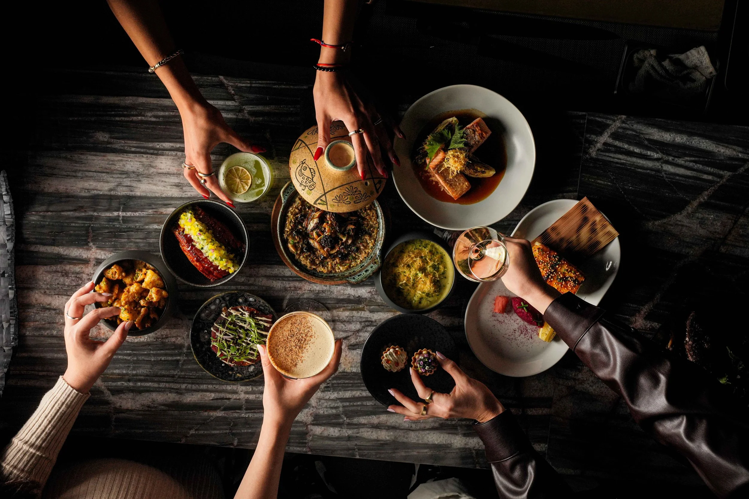 Variety of Japanese cuisine at Nami in the Lake Nona Wave Hotel