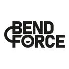 Bend Force logo in black text with stylized letters.
