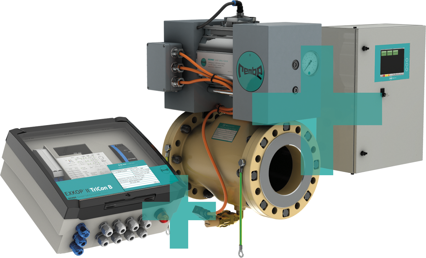 Industrial machine with electronic control panels, pipes, and wiring, used in manufacturing or engineering.