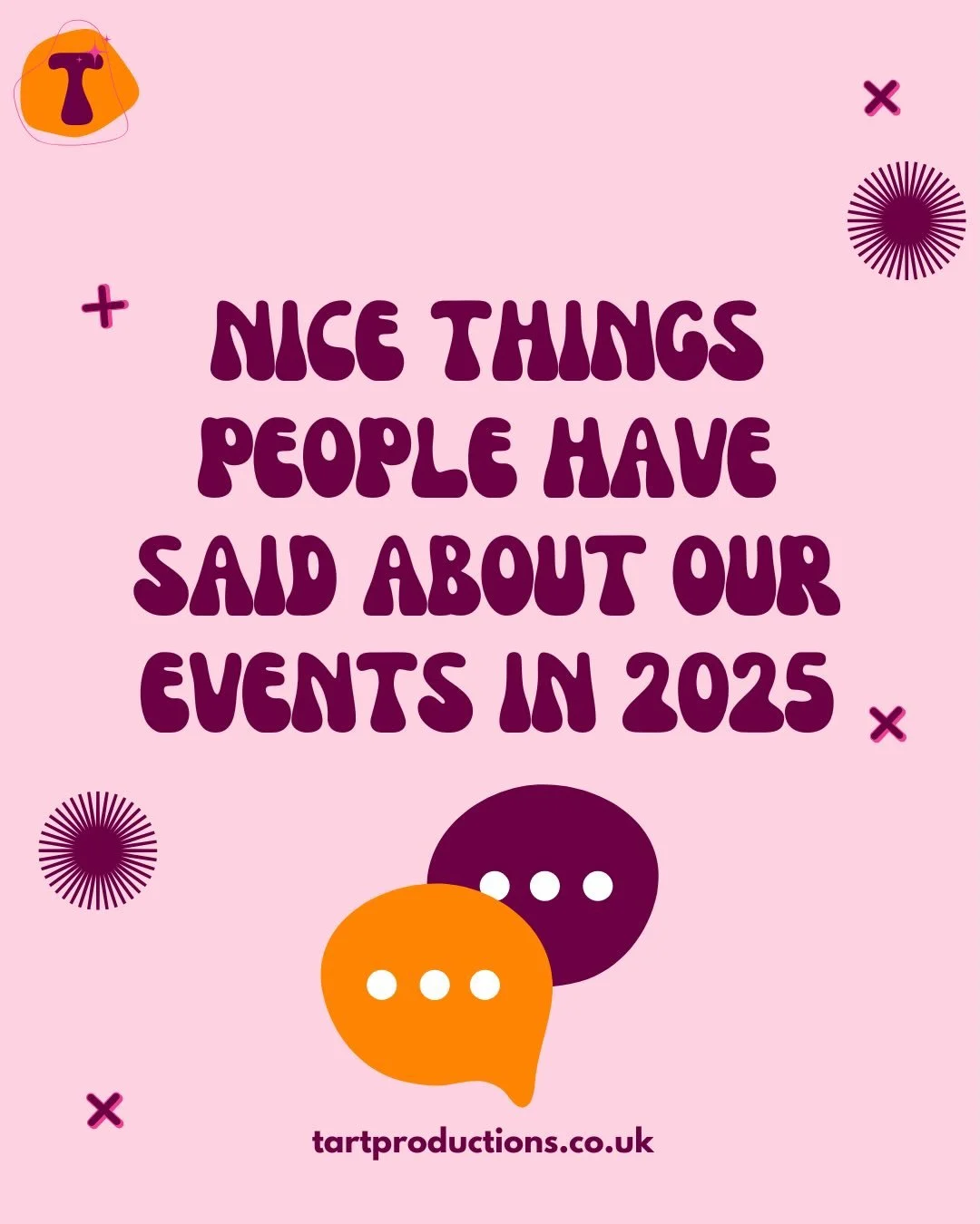 ⭐ &ldquo;Nothing screams &lsquo;pride&rsquo; at the top of its lungs like T(ART) Productions. More organisations should be taking notes.&rdquo; ⭐ 

💓 Thank you for all your lovely feedback this year! It&rsquo;s made us all feel very warm and fuzzy. 