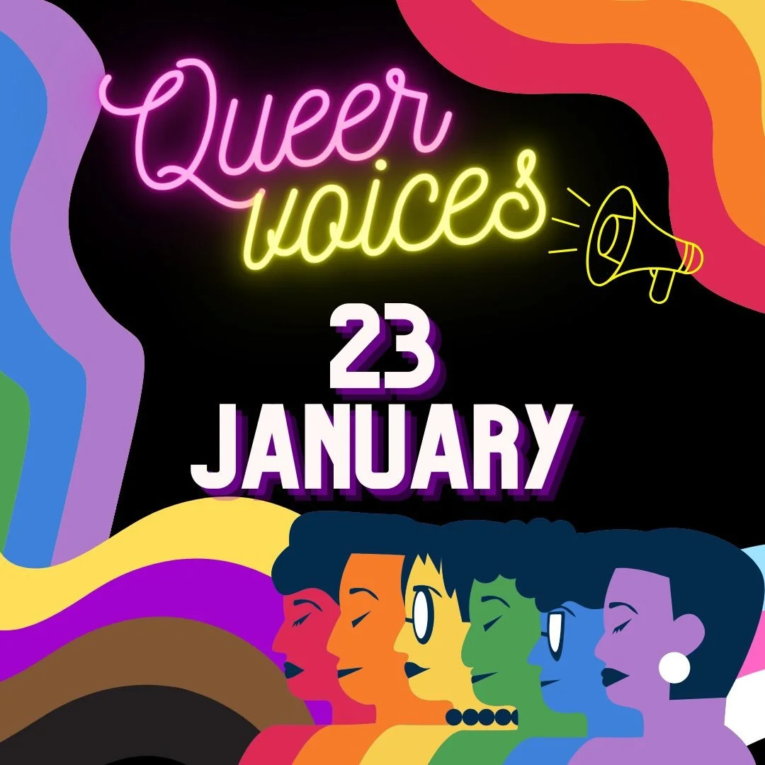 🪩 We need YOU to kick off our first Queer Voices open mic of 2026!

🎤 Are you a queer poet, musician, comedian, spoken-word artist or performer of any kind? We want you! Come and perform with us at our next Queer Voices event on Friday 23 January 2