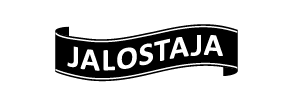Valkoinen teksti 'Jalostaja' mustalla taustalla