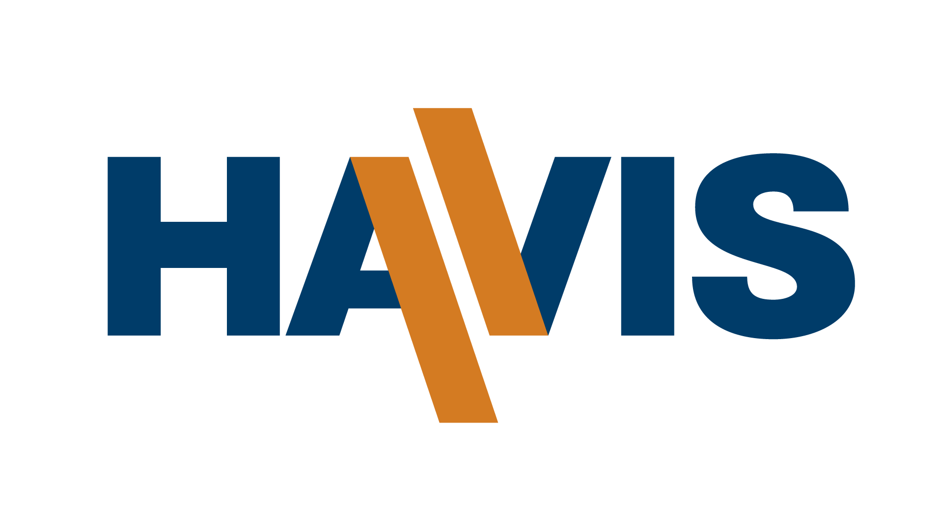 Havis logo with blue and brown stylized text.
