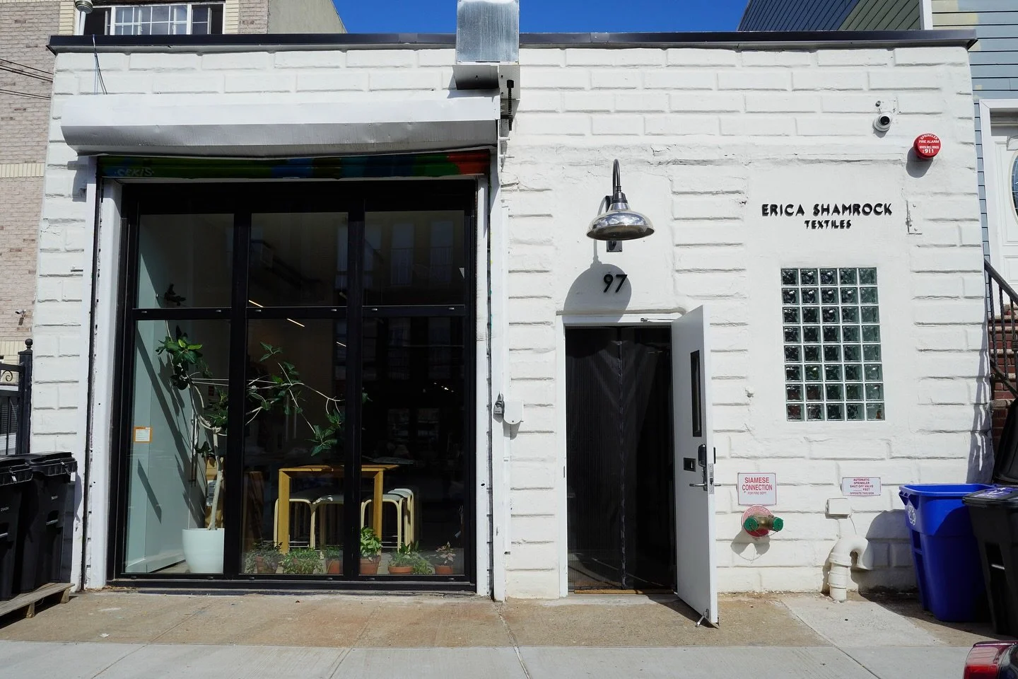 8 years of Erica Shamrock Textiles and 1 year in our new studio 🥹 Renovations began in 2022 and we've made a lot of changes since then! Join us this Thursday for our anniversary party and see the inside for yourself 💫 We&rsquo;ll have snacks, drink