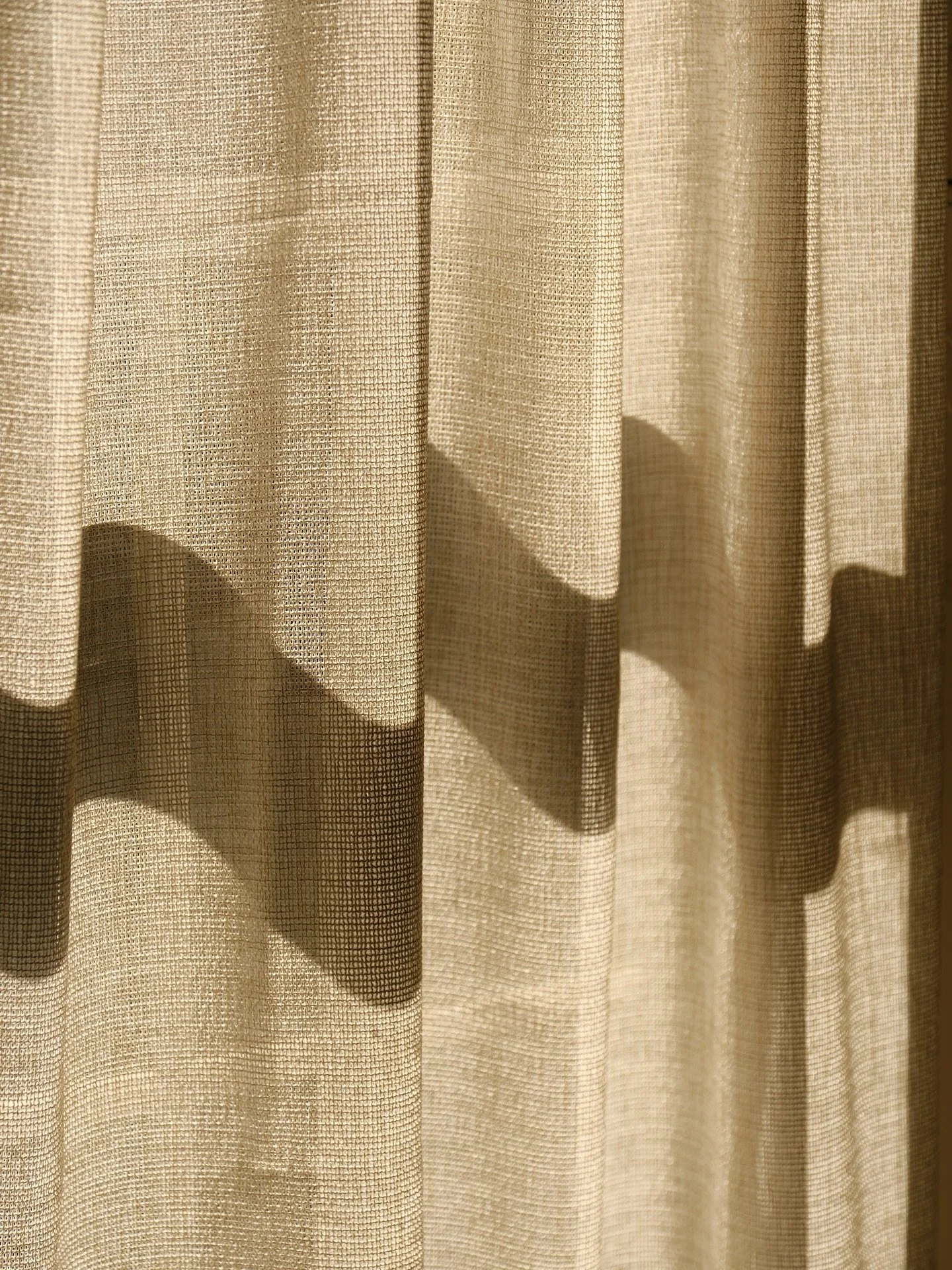 Patio is one of a kind. Detailed with a waffle-like texture that filters light and preserves privacy, it offers a soft, understated layer to any room.