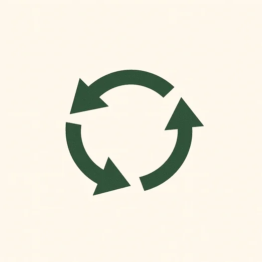 Cycle symbol illustrating cycles, habits, and opportunities for change from porn overuse.