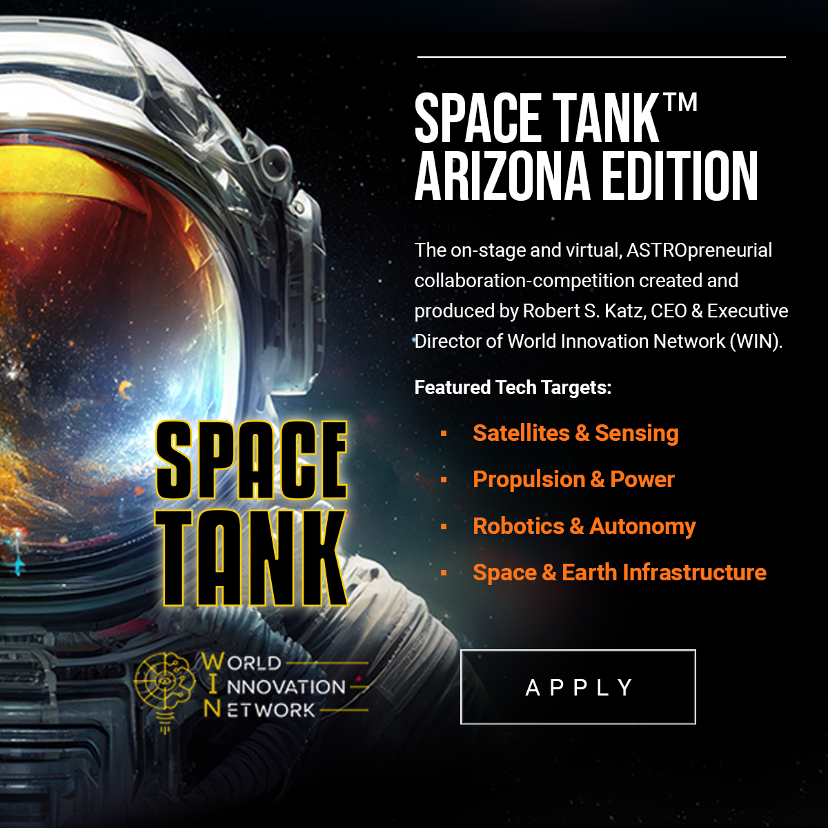 ARIZONA SPACE Congress™ I Space Tank™ Innovation Competition