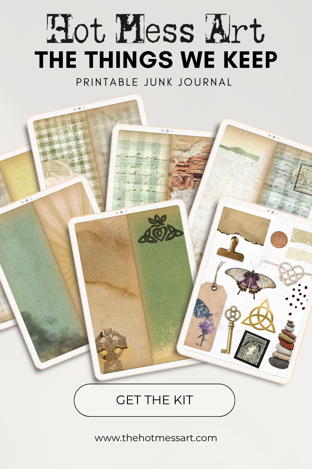 The Things We Keep — Deluxe Printable Junk Journal Kit
