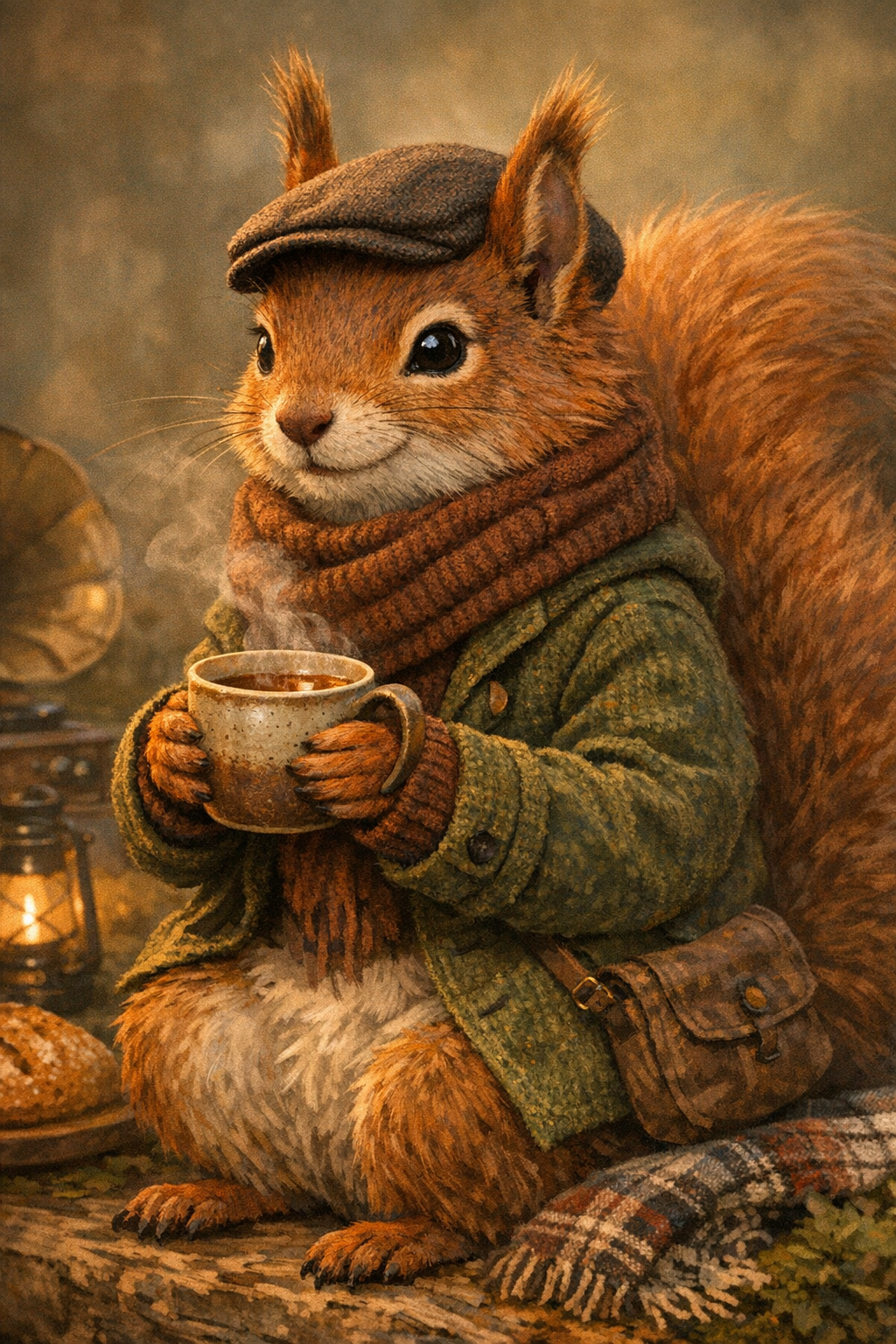 The Solitary Squirrel of the Scottish Highlands
I suppose I should begin with the sound of the wind. It’s always the first thing I hear when I wake a low, steady hum through the Scots pine that holds my home. My name’s Alder, and I live alone now. No