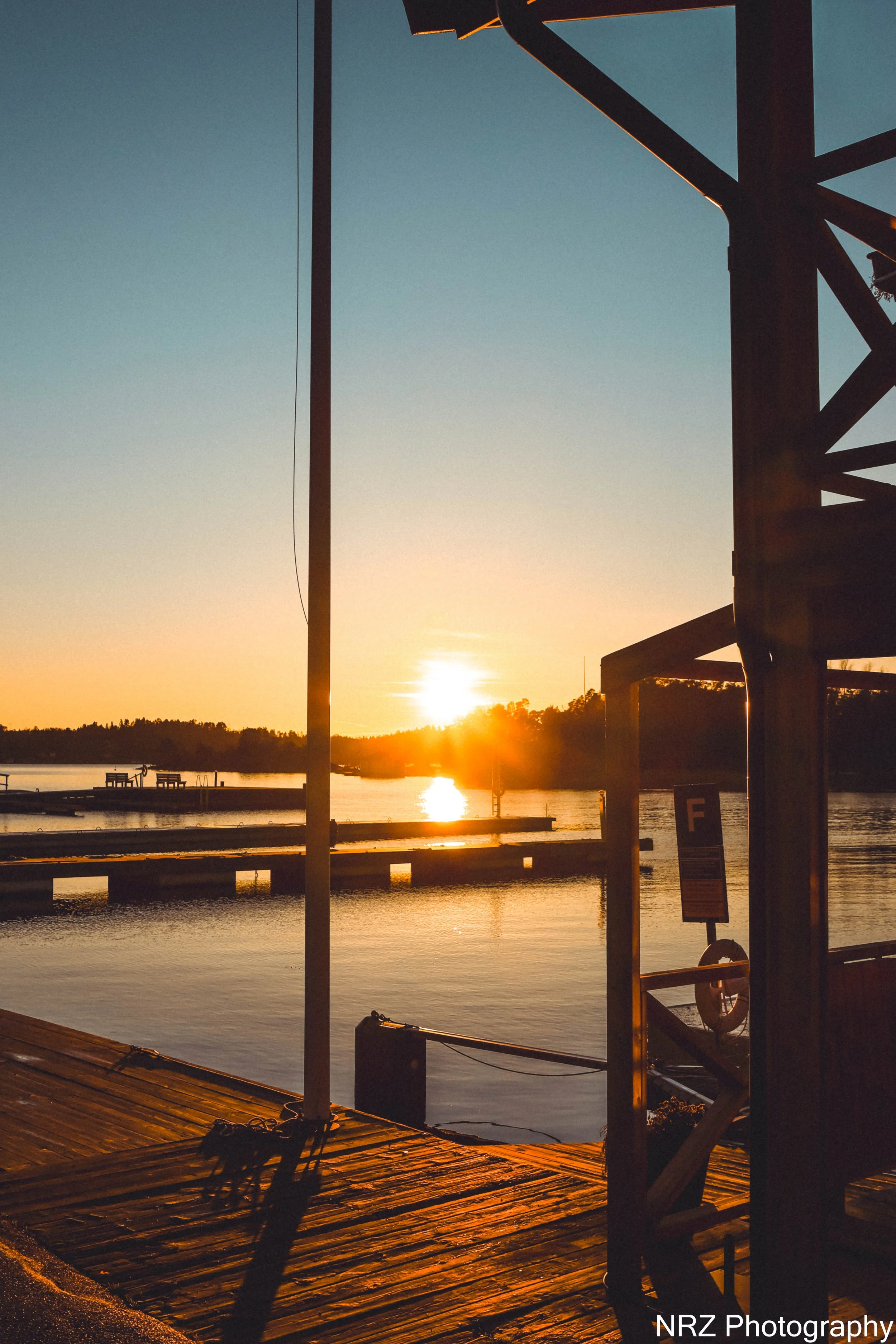 Bullandö Marina Vinter Sol
