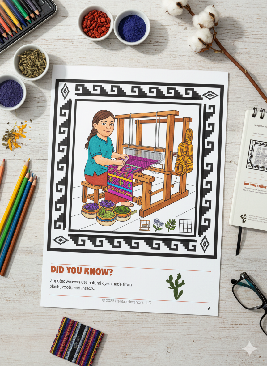 Heritage Spark Innovators™ – Indigenous Americas Edition Coloring Book
