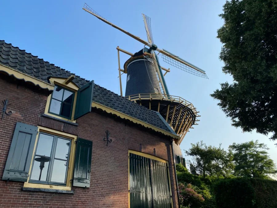 Molen in Woerden waar Tourio wordt ingezet