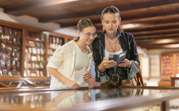 Foto van een gebruiker met een Tourio