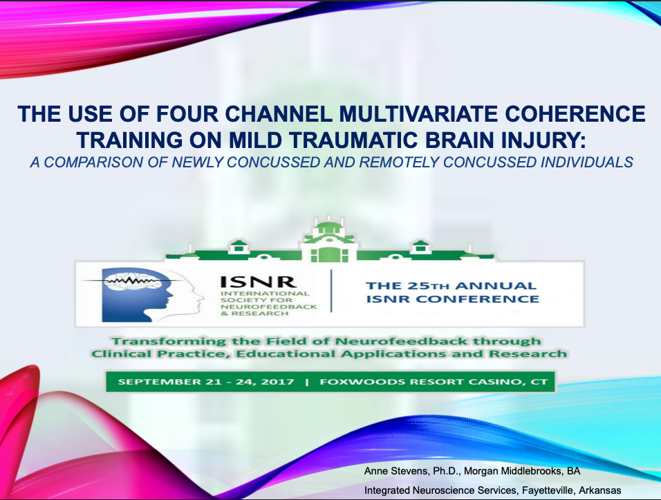The Use of 4-Channel Multivariate Training on Mild Traumatic Brain Injury