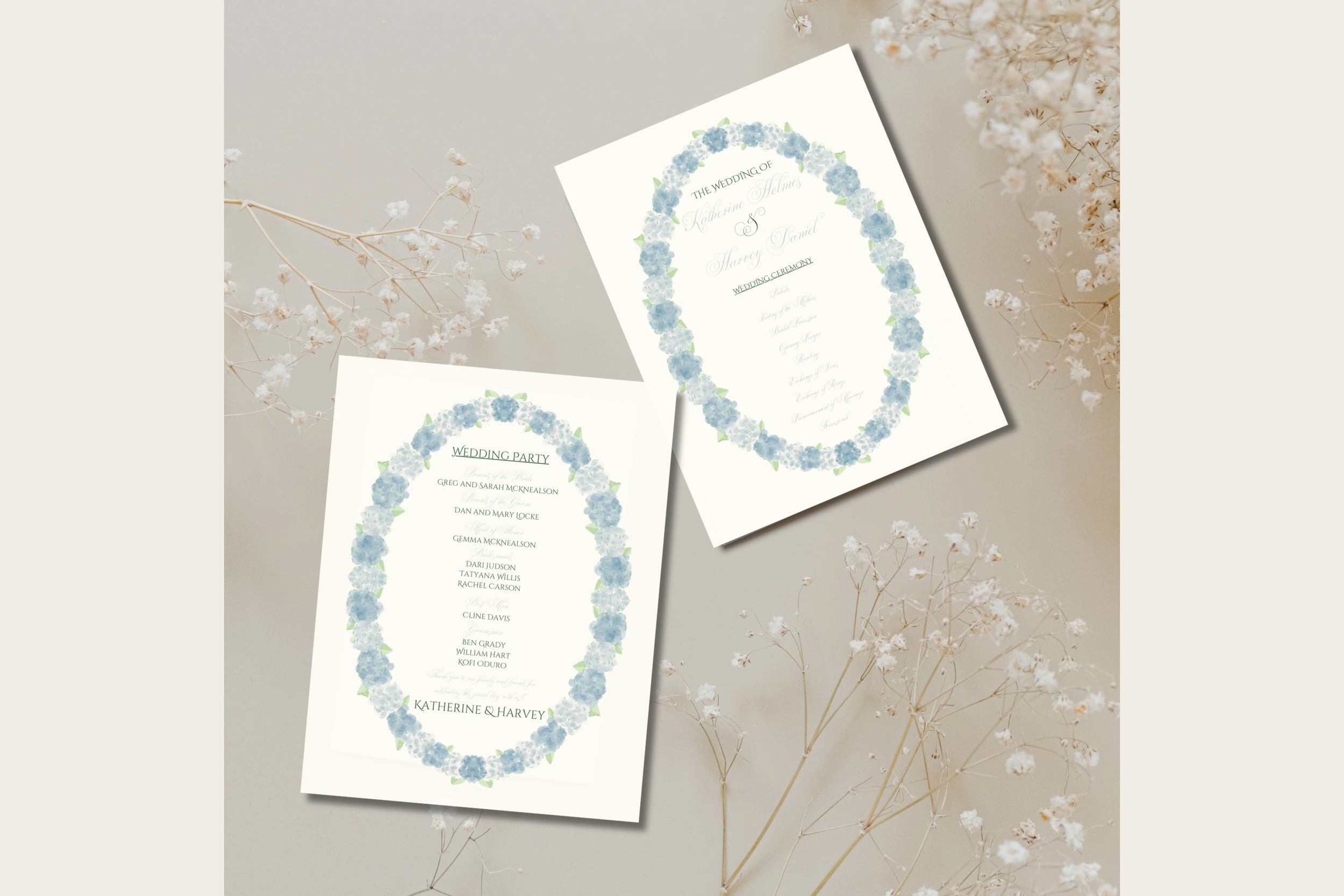 Hydrangea Wedding Program Mock Up 2.png