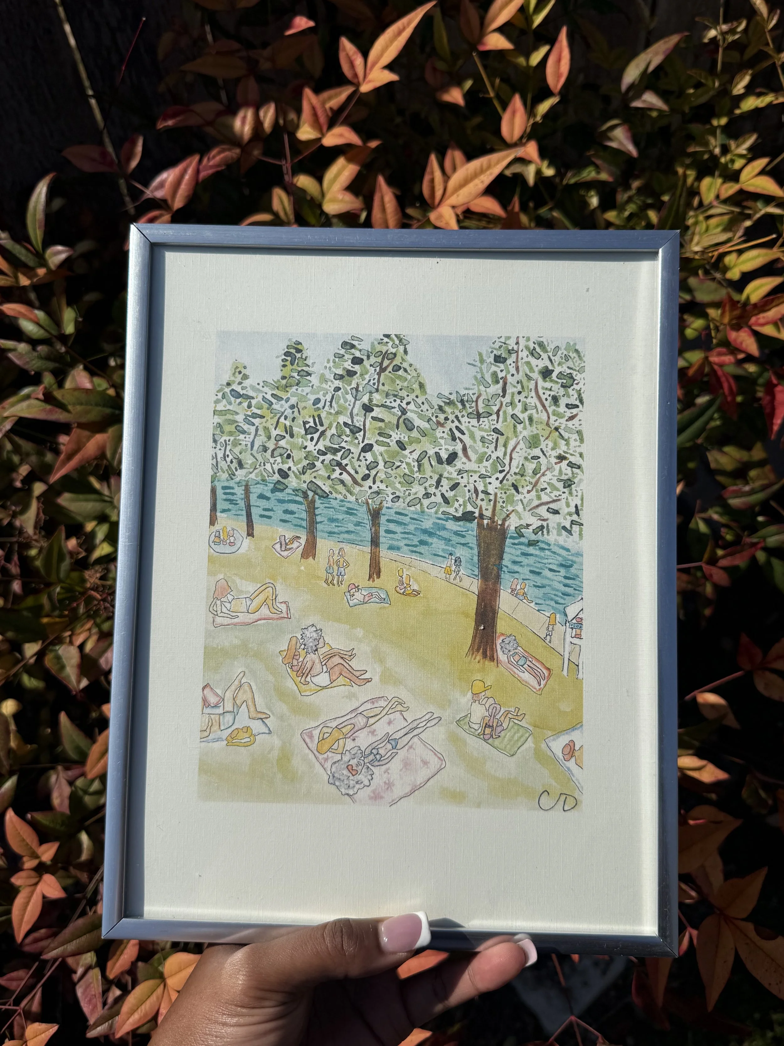 “Under the Trees” | Barton Springs Art Print |