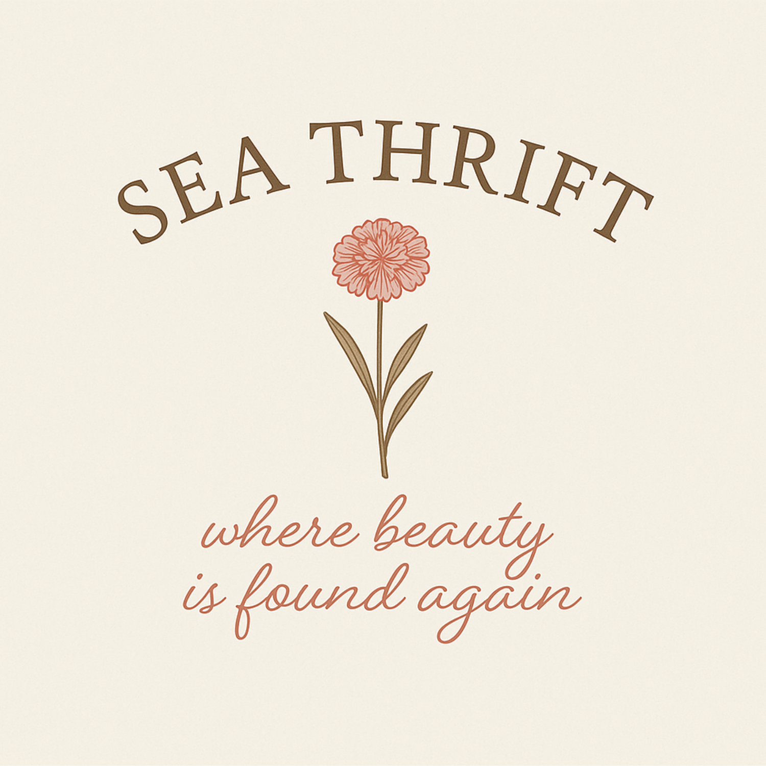Sea Thrift Vintage