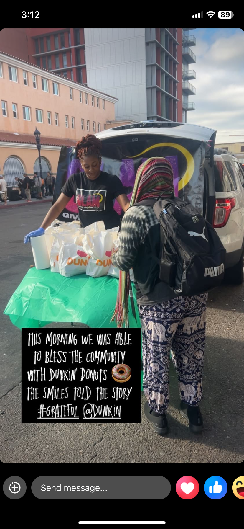 Street Outreach in partnership w/ G.L.A.M
