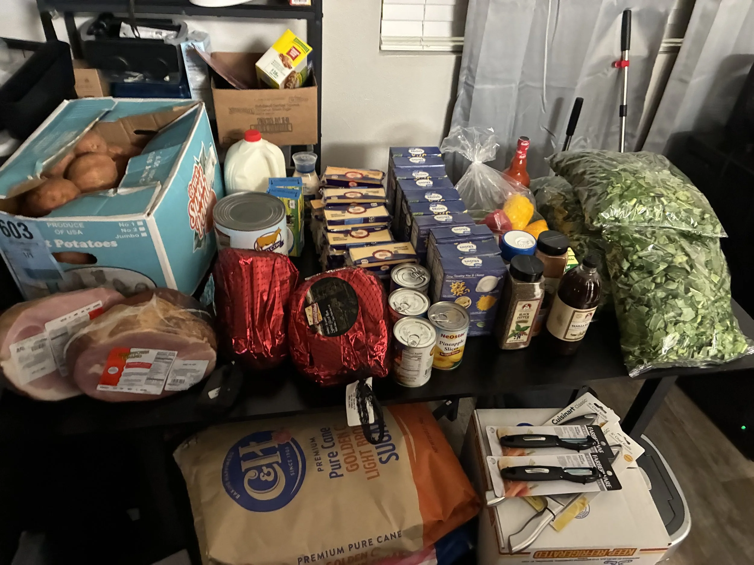 Thanksgiving Drive Prep
