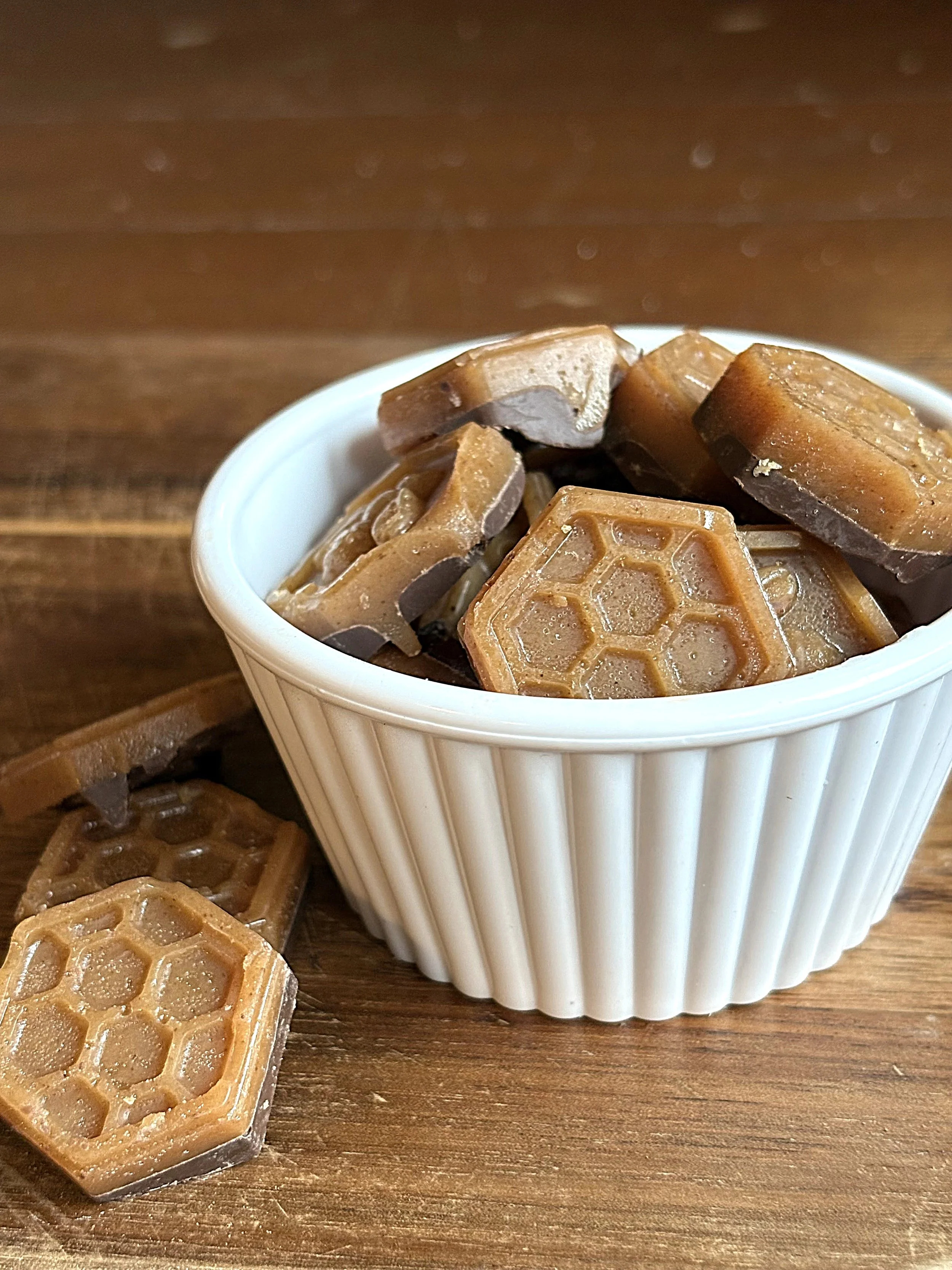 small batch handmade toffee