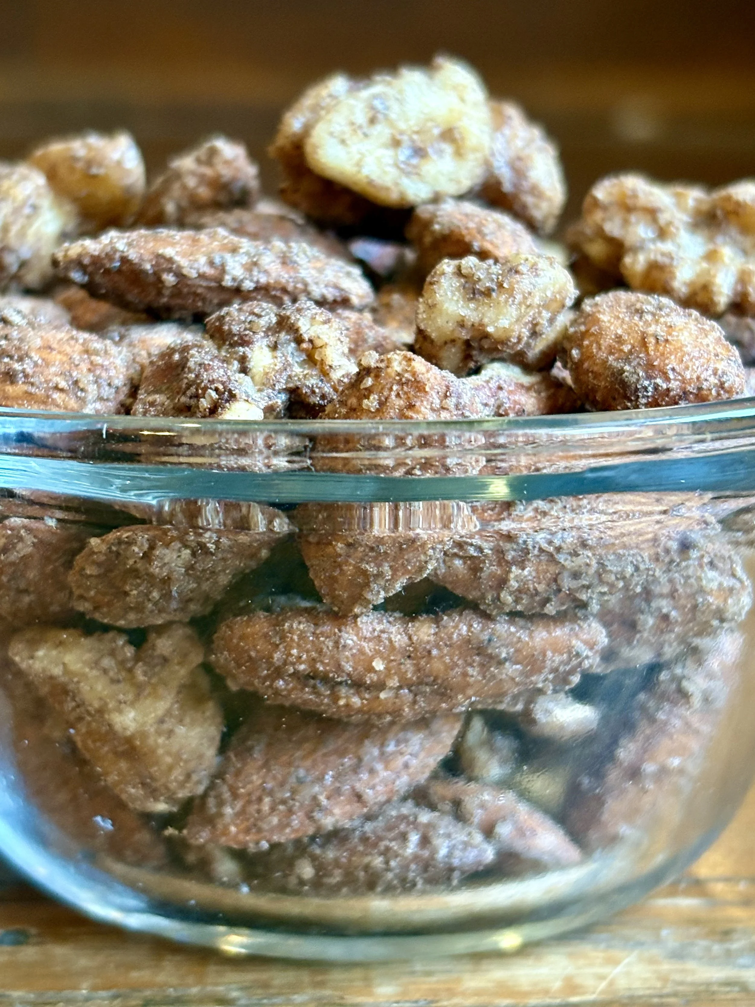 Sweet Roasted Winter Spiced Nuts