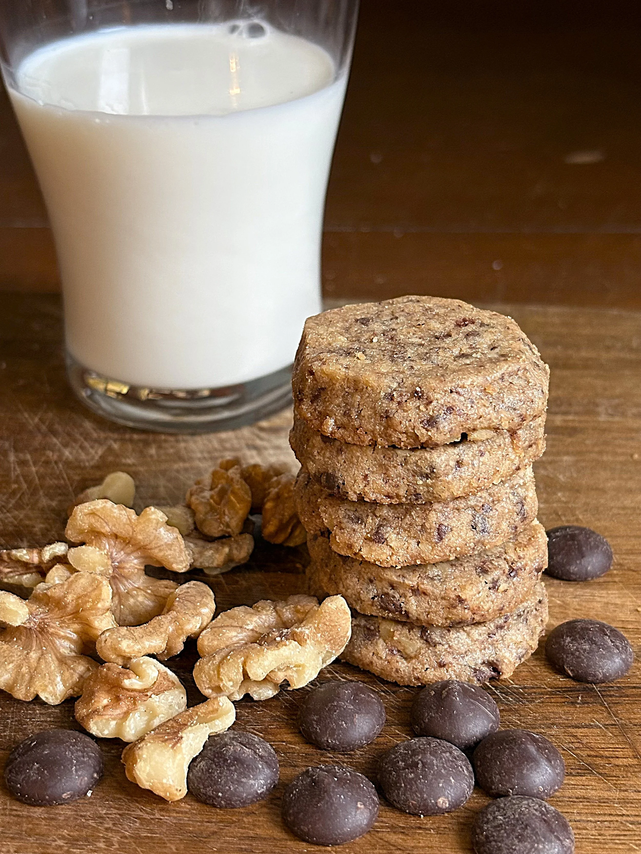 Toasted walnut chocolate chip cookies gourmet
