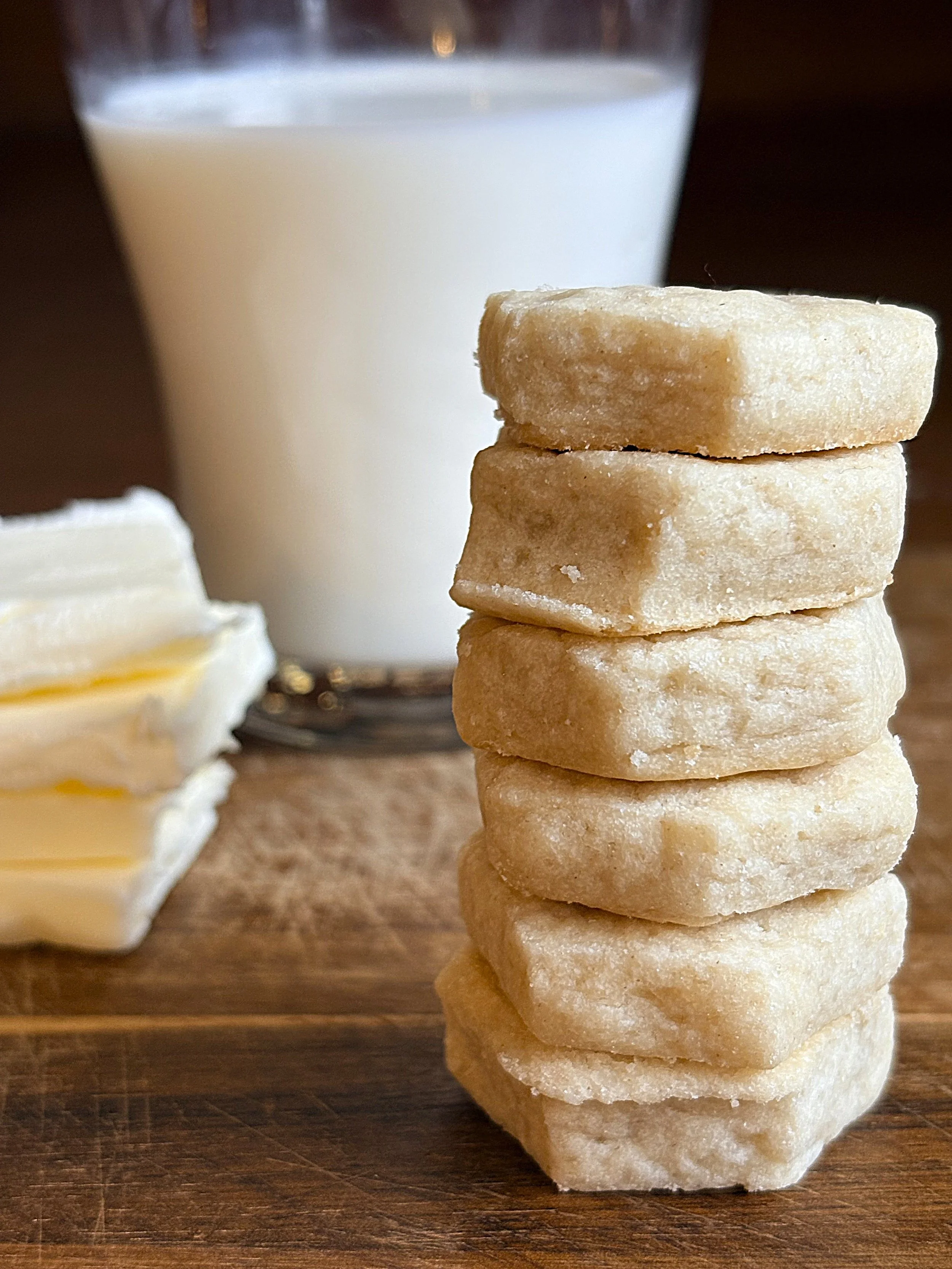 Decadent Honey Shortbread Cookies handmade by Johnny And Elle