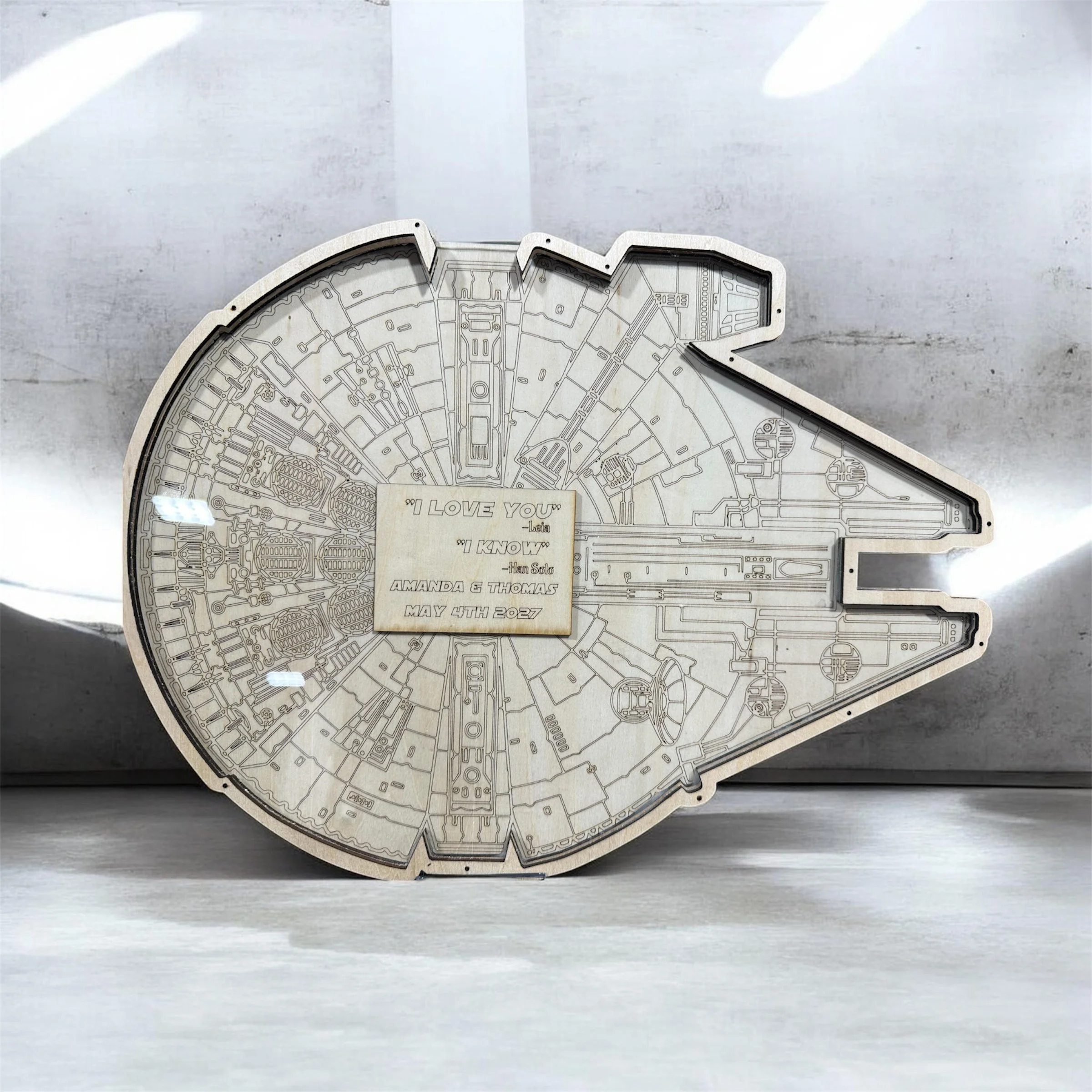 Millenium Falcon | Wedding Keepsake Box