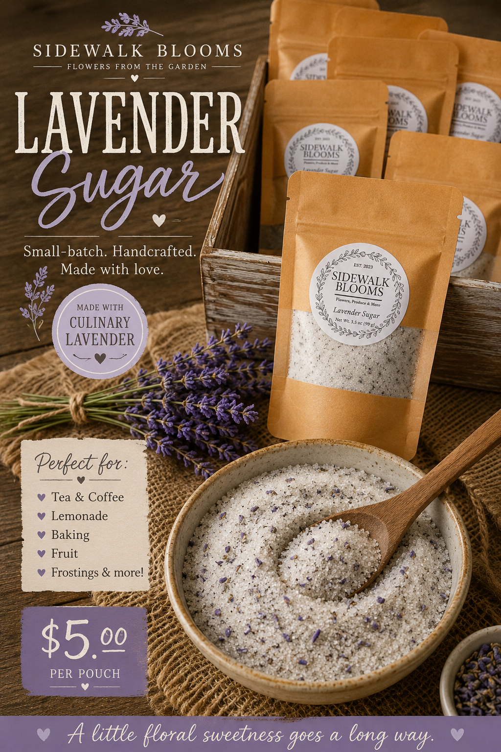 Lavender Sugar