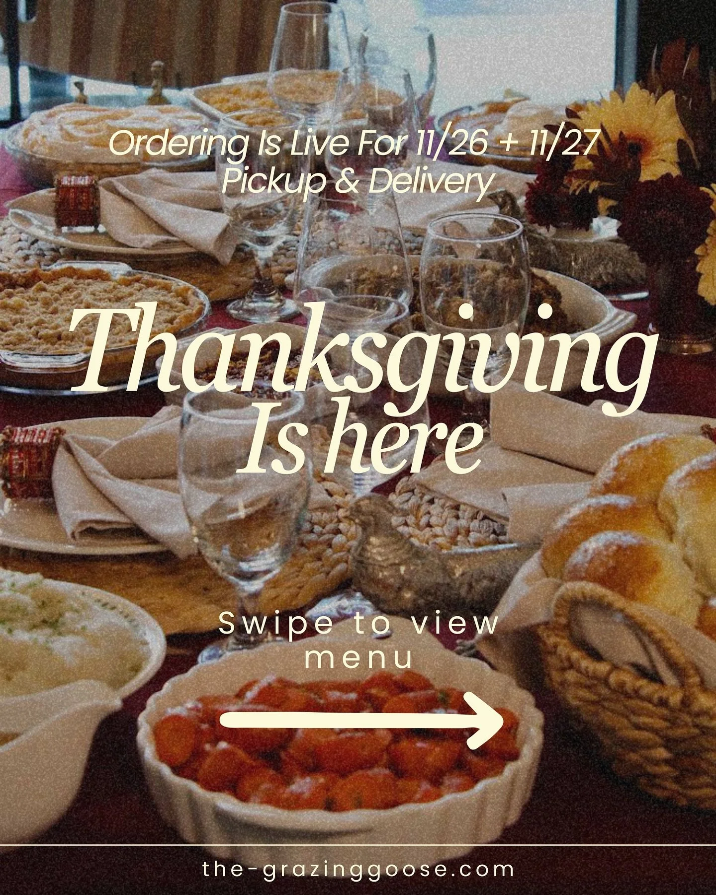 Bringing everything but the turkey to your table! Delicious sides &amp; pies are available for pre order on our website now! 🦃 🥧 
&bull;
&bull;
&bull;
Serving Roseville, Rocklin, Sacramento, and the surrounding areas for Thanksgiving 2025!