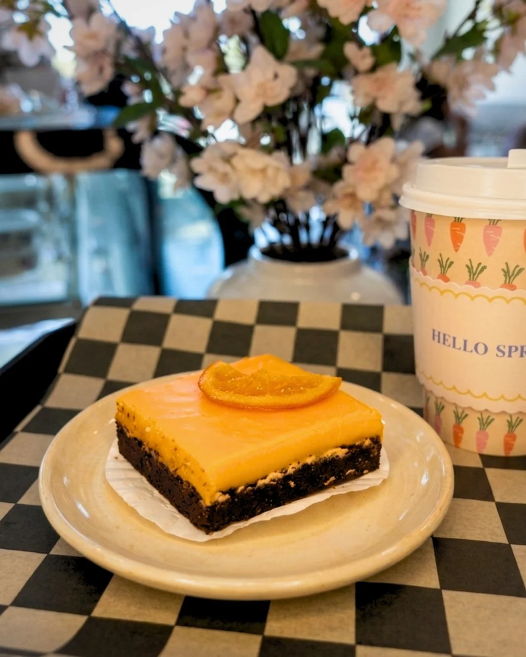 A little sweet, a little dreamy, and just the right buzz 🍯🍊

Our Orange Dream Brownie + Honey Bee Latte is the kind of combo you didn't know you needed&hellip; but won't forget.

Spring flavors, done right 🌸
Come treat yourself 🤍
-
-
#RocklinCA #