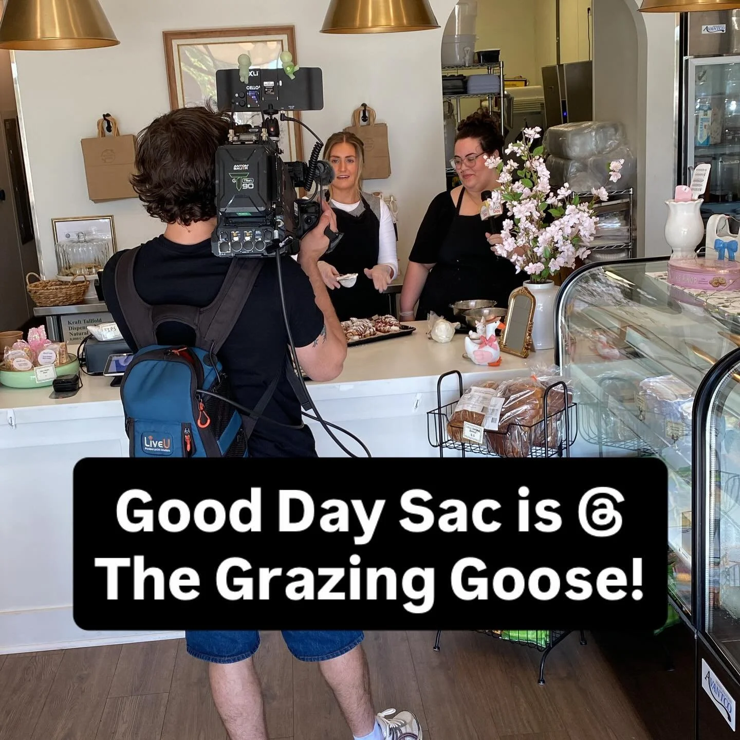 Thank you @gooddaysac for coming out!!! We had so much fun teaching Bella how to make our chocolate strawberry croissants!!! 🥐 🍫🍓