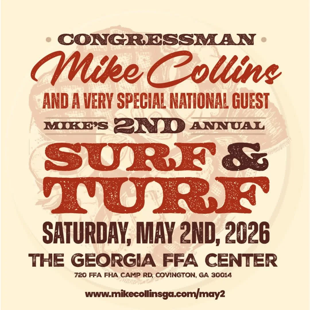 Congressman Mike Collins 2nd Annual Surf &amp; Turf