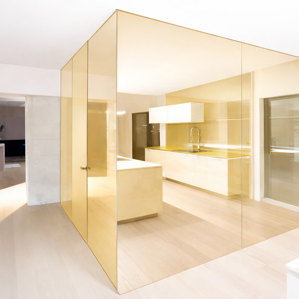 ESPEJO ORO LIGTH - 1.22 x 2.44