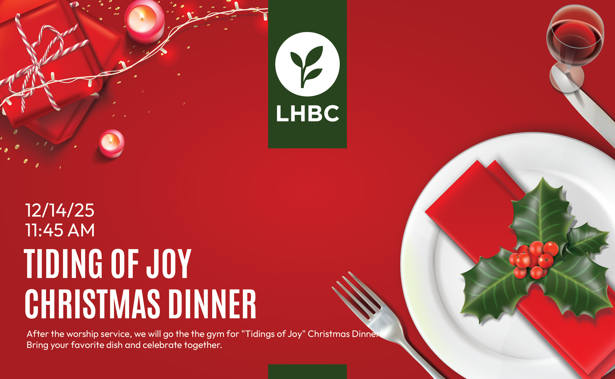 Tiding of Joy Christmas Dinner