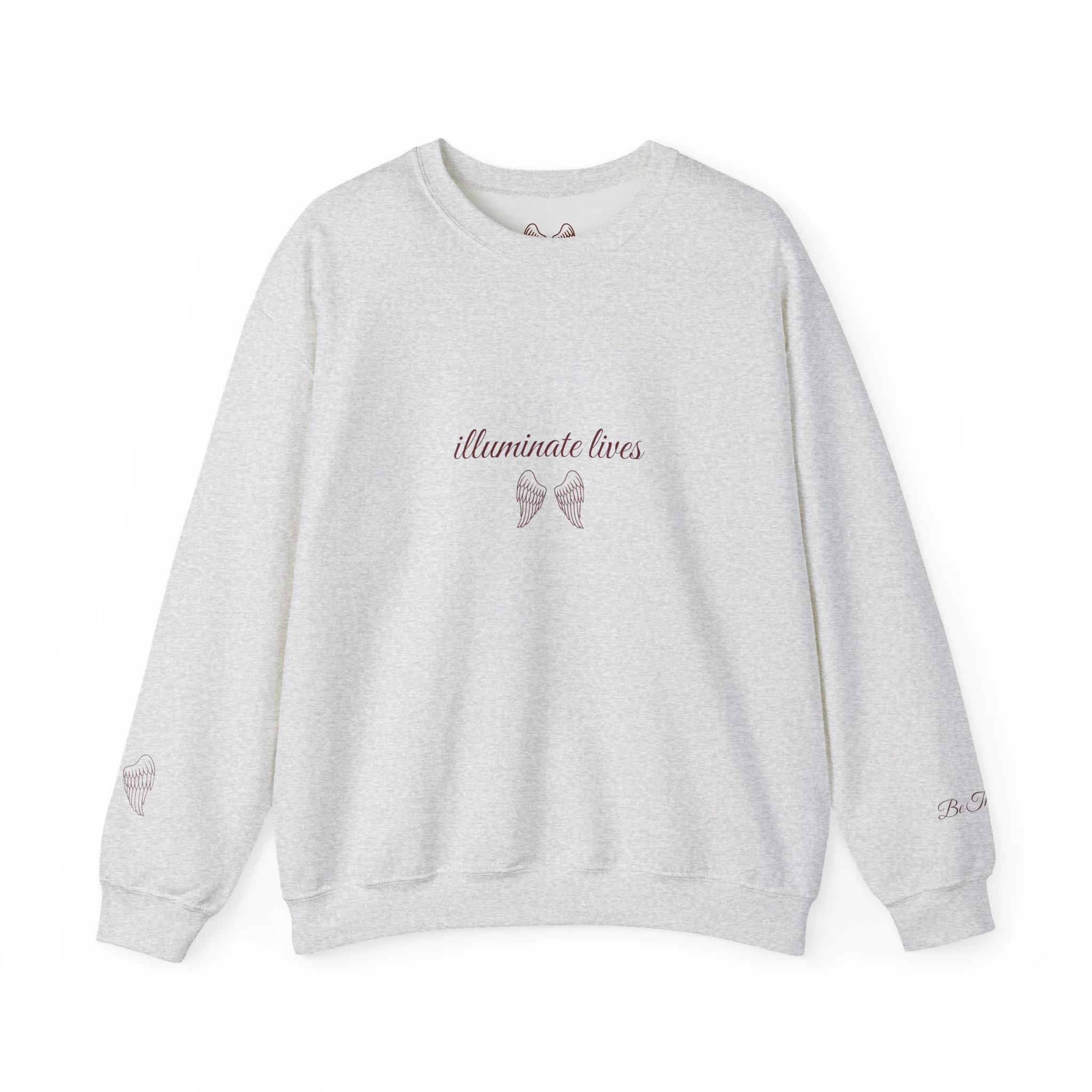 Illuminate Angel Wings Crewneck