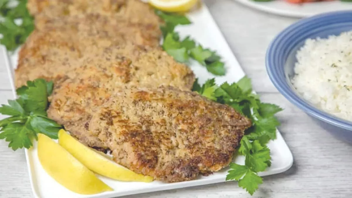 Recipe of the Week: Flax Crusted Pork Cutlet