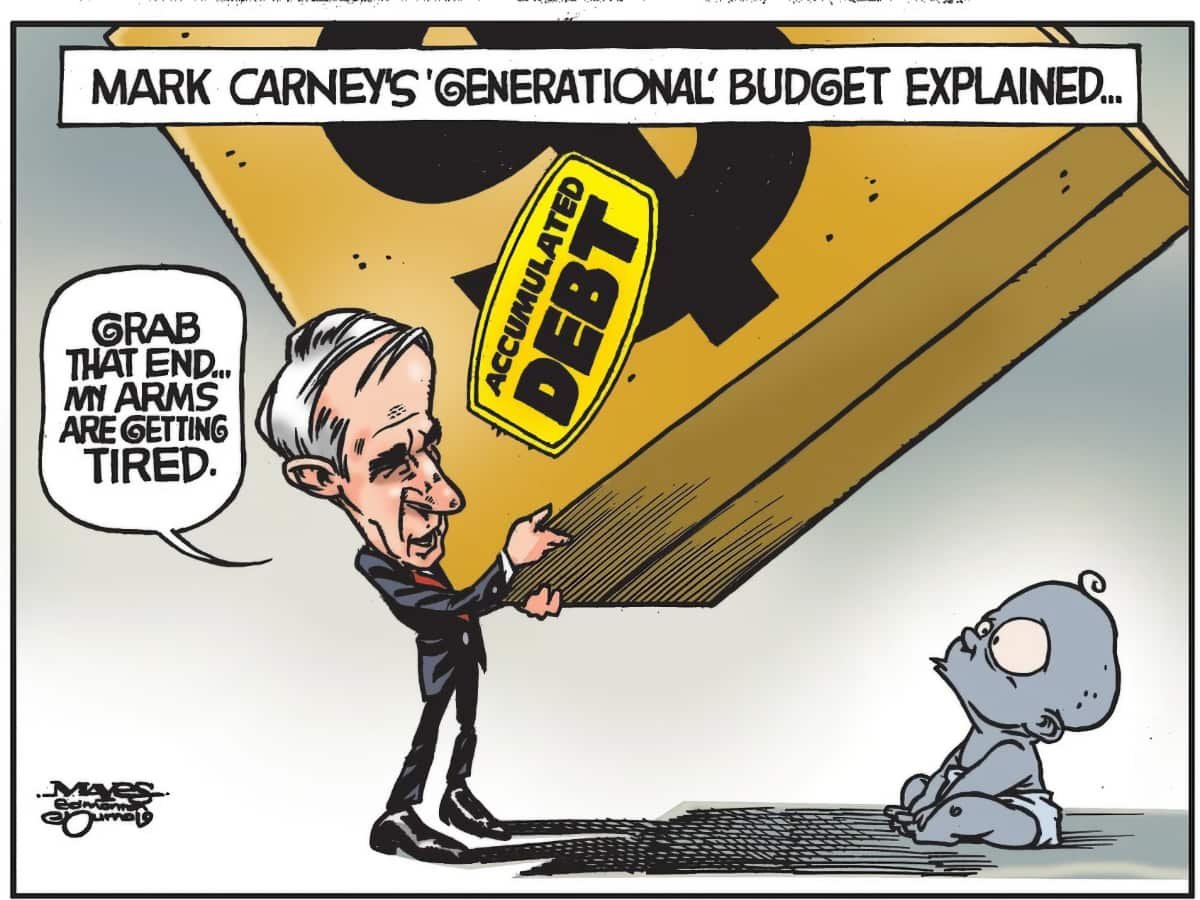 Editorial Cartoon: Generational Budget