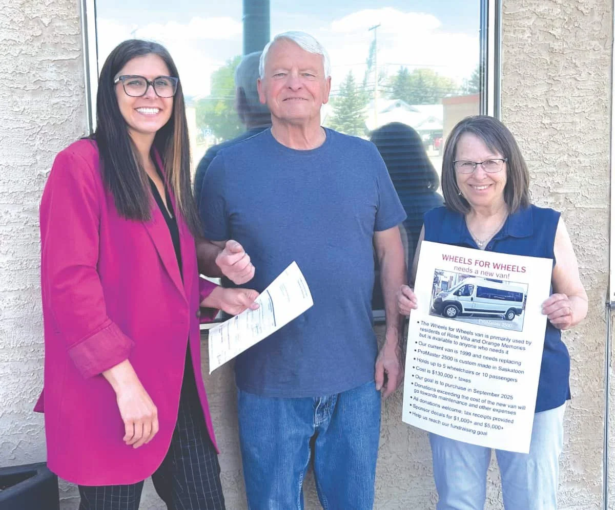 Atlas York Insurance cheque for Wheels for Wheels