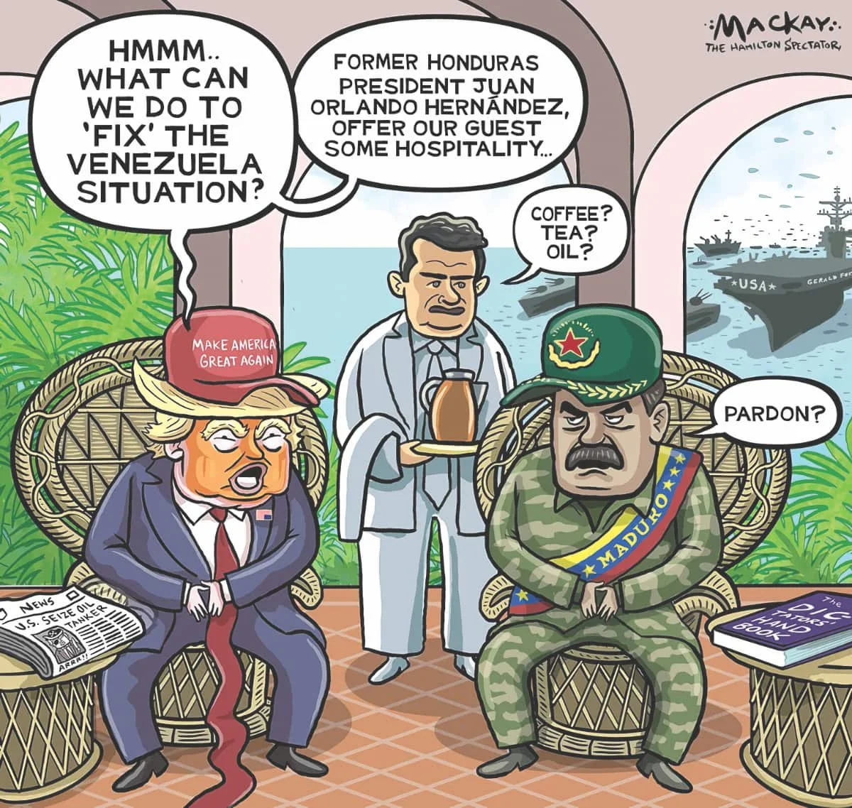 Editorial Cartoon: The Venezuela Situation