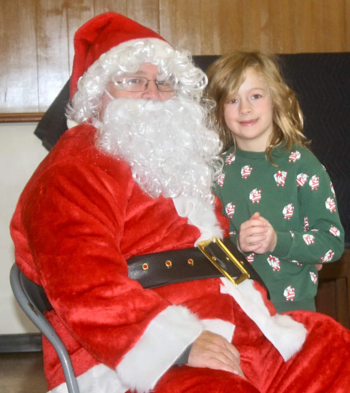 Telling Santa what you want for Christmas