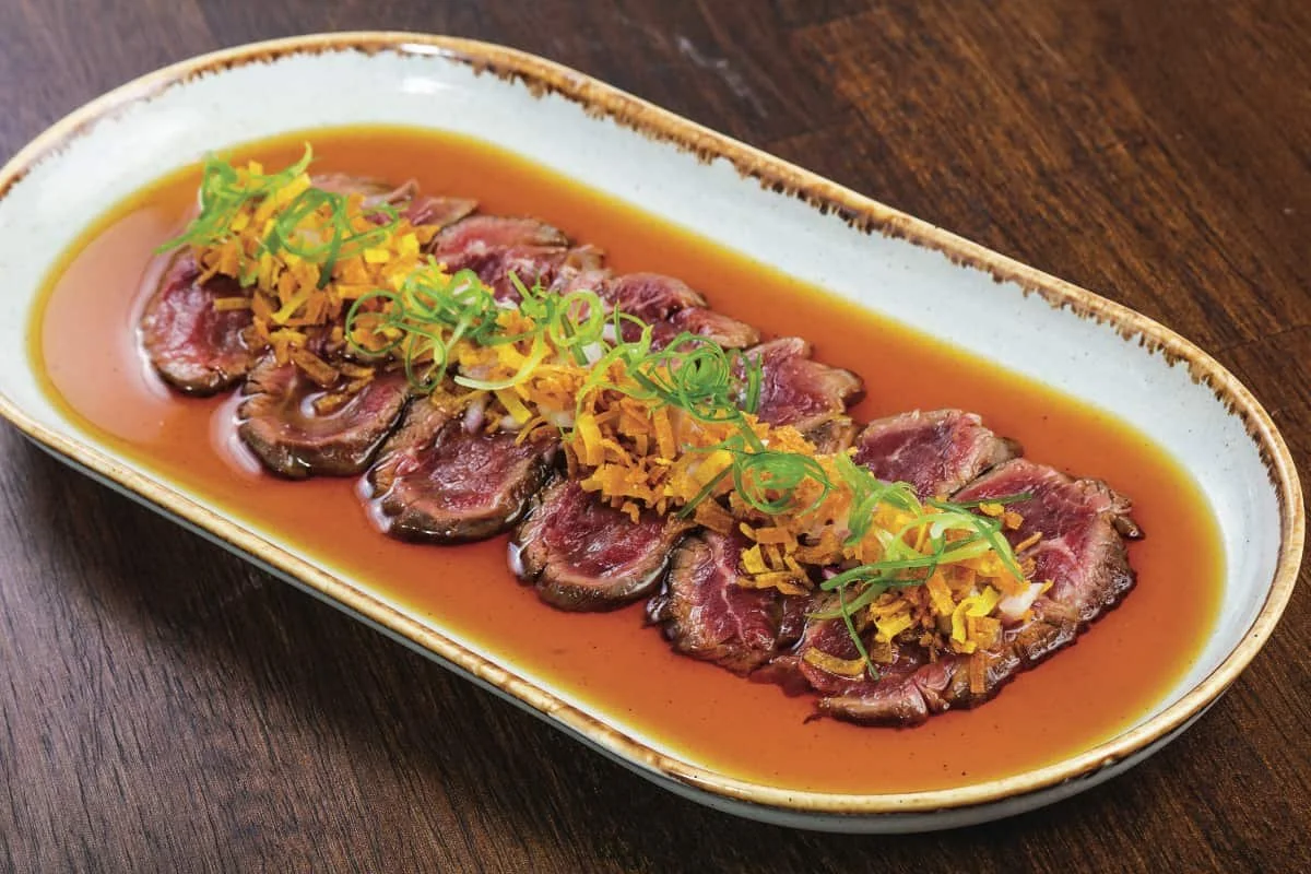 Japanese-style beef tataki